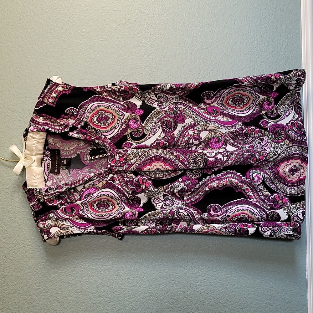 Dana Buchman Paisley Print Sleeveless Blouse